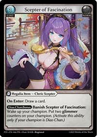 Scepter of Fascination - Grand Archive TCG Promotional Cards trading card