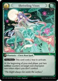 Shriveling Vines - Grand Archive TCG Promotional Cards trading card