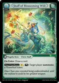 Staff of Blossoming Will - Grand Archive TCG Promotional Cards trading card