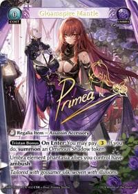Gloamspire Mantle - Grand Archive TCG Mercurial Heart Alter Edition trading card
