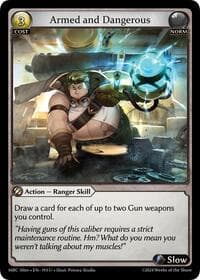Armed and Dangerous - Grand Archive TCG Mercurial Heart Alter Edition trading card