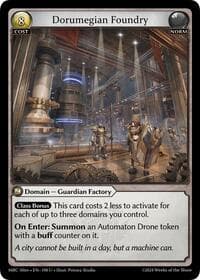 Dorumegian Foundry - Grand Archive TCG Mercurial Heart Alter Edition trading card