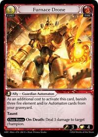 Furnace Drone - Grand Archive TCG Mercurial Heart Alter Edition trading card