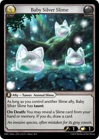 Baby Silver Slime - Grand Archive TCG Mercurial Heart Alter Edition trading card