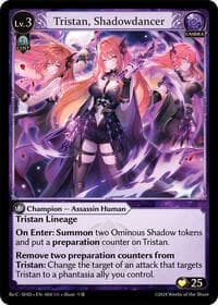 Tristan, Shadowdancer - Grand Archive TCG Tristan, Shadowdancer Re:Collection Lite trading card
