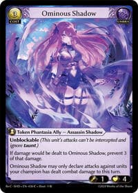 Ominous Shadow - Grand Archive TCG Tristan, Shadowdancer Re:Collection Lite trading card