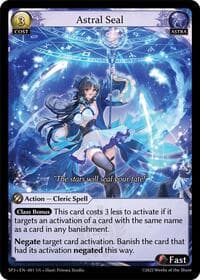 Astral Seal - Grand Archive TCG Supporter Pack 3 trading card