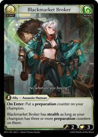 Blackmarket Broker - Grand Archive TCG Supporter Pack 3 trading card