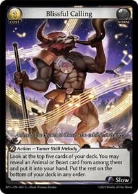 Blissful Calling - Grand Archive TCG Supporter Pack 3 trading card