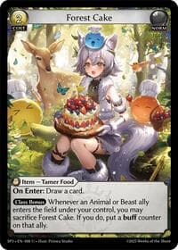 Forest Cake - Grand Archive TCG Supporter Pack 3 trading card