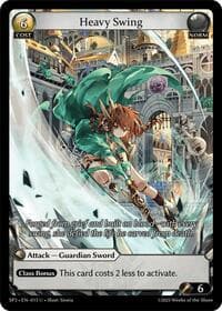 Heavy Swing - Grand Archive TCG Supporter Pack 3 trading card