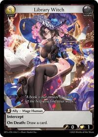 Library Witch - Grand Archive TCG Supporter Pack 3 trading card