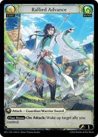 Rallied Advance - Grand Archive TCG Supporter Pack 3 trading card
