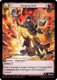 Surging Bolt - Grand Archive TCG Supporter Pack 3 trading card