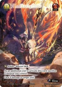 Blazing Throw (CPR) - Grand Archive TCG Promotional Cards trading card