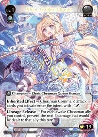 Alice, Golden Queen (CSR) - Grand Archive TCG Distorted Reflections trading card