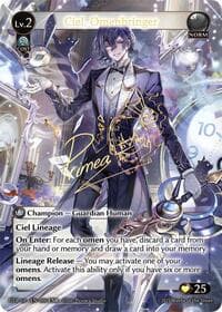 Ciel, Omenbringer (CSR) - Grand Archive TCG Distorted Reflections trading card
