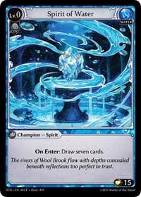 Spirit of Water - Grand Archive TCG Distorted Reflections trading card