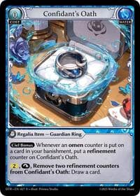 Confidant's Oath - Grand Archive TCG Distorted Reflections trading card