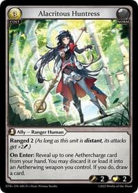 Alacritous Huntress - Grand Archive TCG Distorted Reflections trading card