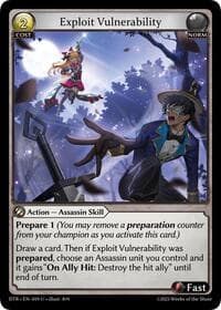 Exploit Vulnerability - Grand Archive TCG Distorted Reflections trading card