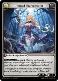 Trained Sharpshooter - Grand Archive TCG Distorted Reflections trading card