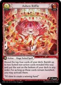 Ashen Riffle - Grand Archive TCG Distorted Reflections trading card