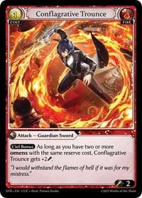 Conflagrative Trounce - Grand Archive TCG Distorted Reflections trading card