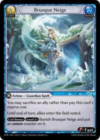 Brusque Neige - Grand Archive TCG Distorted Reflections trading card