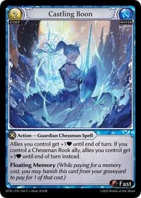Castling Boon - Grand Archive TCG Distorted Reflections trading card