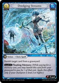 Dredging Streams - Grand Archive TCG Distorted Reflections trading card