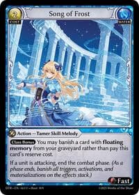 Song of Frost - Grand Archive TCG Distorted Reflections trading card