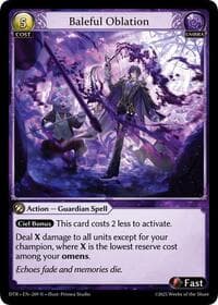 Baleful Oblation - Grand Archive TCG Distorted Reflections trading card