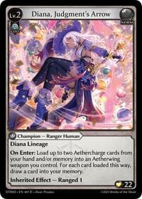 Diana, Judgment's Arrow - Grand Archive TCG Distorted Reflections Starter Decks trading card