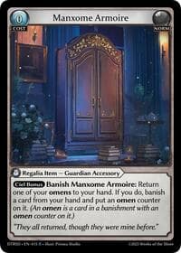 Manxome Armoire - Grand Archive TCG Distorted Reflections Starter Decks trading card