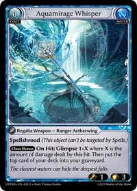 Aquamirage Whisper - Grand Archive TCG Distorted Reflections Starter Decks trading card