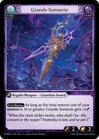 Grande Sonnerie - Grand Archive TCG Distorted Reflections Starter Decks trading card