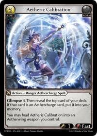 Aetheric Calibration - Grand Archive TCG Distorted Reflections Starter Decks trading card