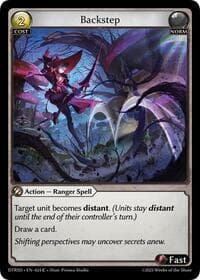 Backstep - Grand Archive TCG Distorted Reflections Starter Decks trading card