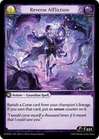 Reverse Affliction - Grand Archive TCG Distorted Reflections Starter Decks trading card