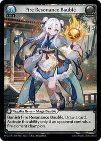 Fire Resonance Bauble - Grand Archive TCG Promotional Cards trading card