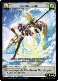 Second Wind - Grand Archive TCG Promotional Cards trading card