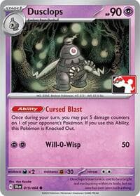 Dusclops - Pokemon Prize Pack Series Cards trading card