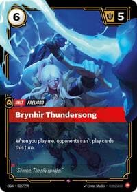 Brynhir Thundersong - Riftbound: League of Legends Trading Card Game Origins trading card