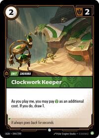Clockwork Keeper - Riftbound: League of Legends Trading Card Game Origins trading card