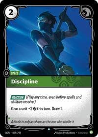 Discipline - Riftbound: League of Legends Trading Card Game Origins trading card