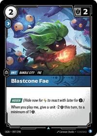 Blastcone Fae - Riftbound: League of Legends Trading Card Game Origins trading card