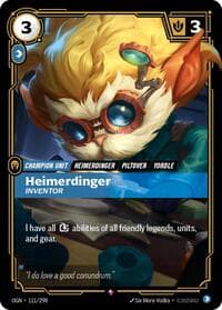 Heimerdinger - Inventor - Riftbound: League of Legends Trading Card Game Origins trading card