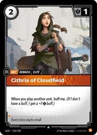 Cithria of Cloudfield - Riftbound: League of Legends Trading Card Game Origins trading card