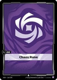 Chaos Rune - Riftbound: League of Legends Trading Card Game Origins trading card